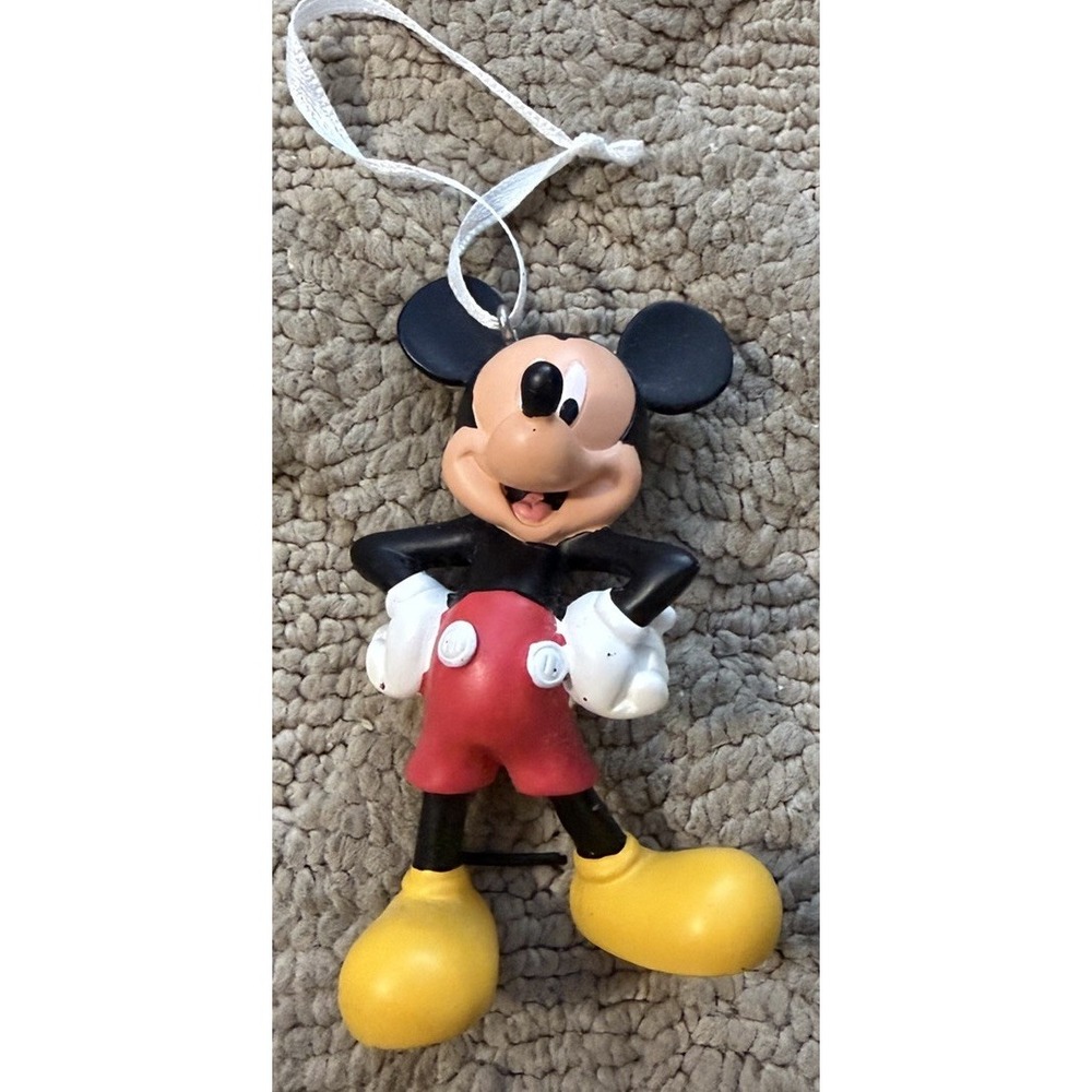 Disney  " Mickey Mouse " Figurine Christmas Ornament